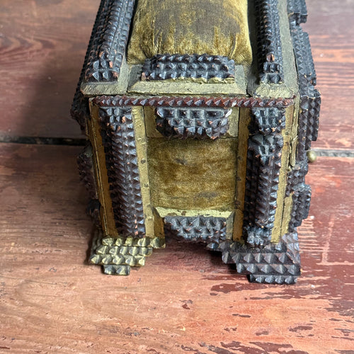 20th-century Tramp Art Box