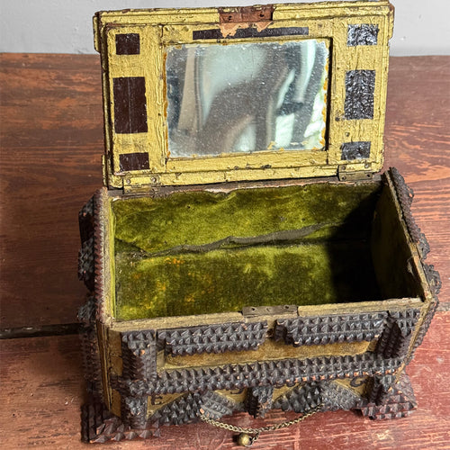 20th-century Tramp Art Box