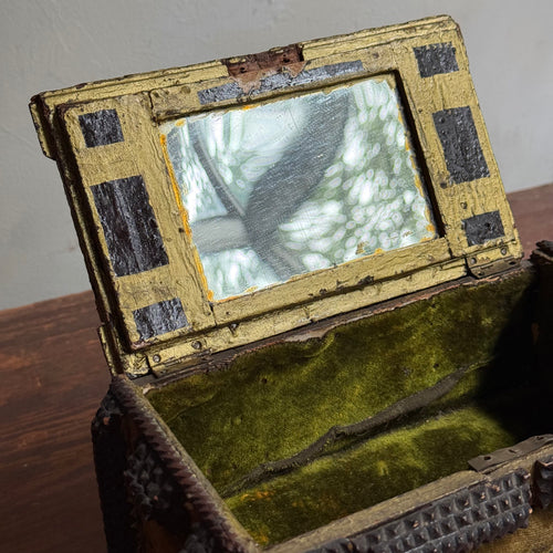 20th-century Tramp Art Box