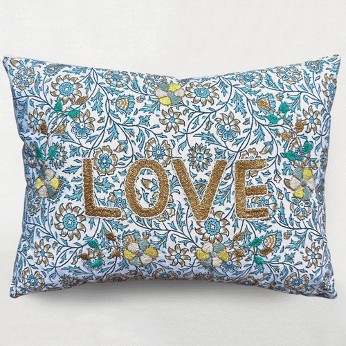 CSAO "Love" Embroidered Cushion CC03
