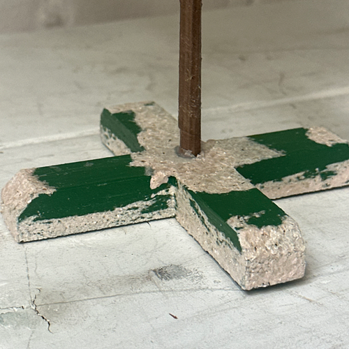 Nostalgic Small Decorated Tree on Stand