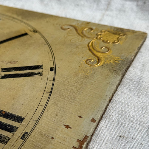 19th-century Wooden Clock Face (#4)
