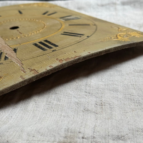 19th-century Wooden Clock Face (#4)