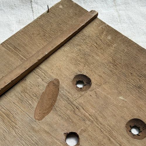 19th-century Wooden Clock Face (#4)
