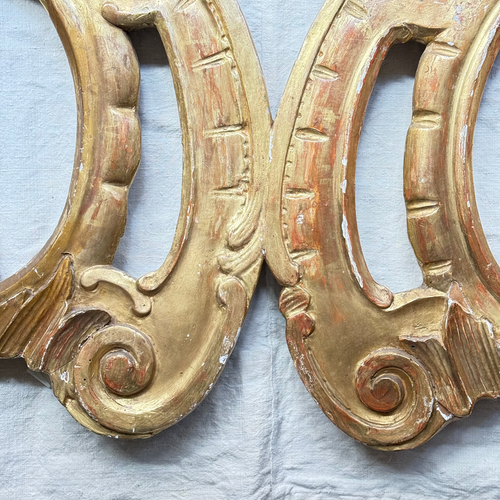 19th-century Gilded Architectural Element