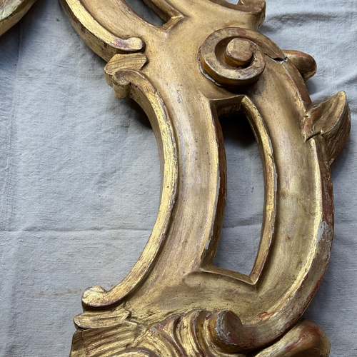 19th-century Gilded Architectural Element