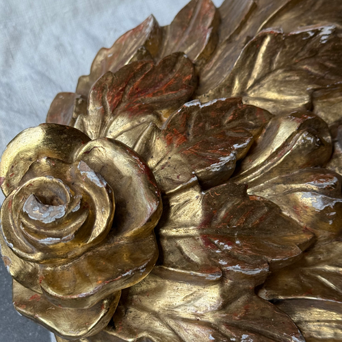 19th-century Gilded Architectural Element