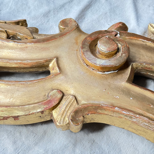 19th-century Gilded Architectural Element