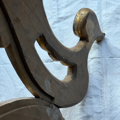 19th-century Gilded Architectural Element