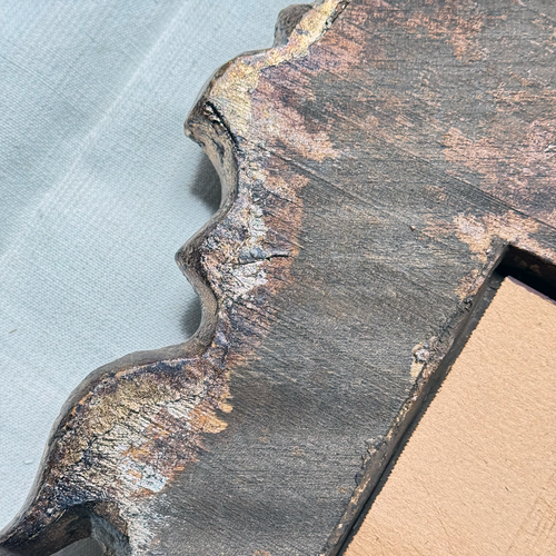 Vintage Italian Carved Rococo Mirror