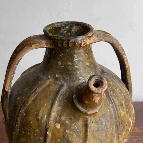 18th-century French Ceramic Oil Vessel (#91)