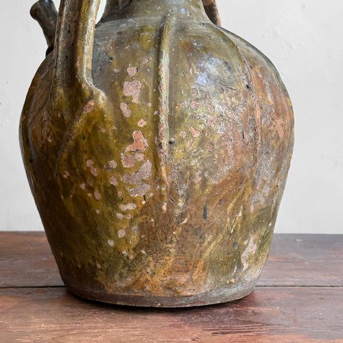 18th-century French Ceramic Oil Vessel (#91)