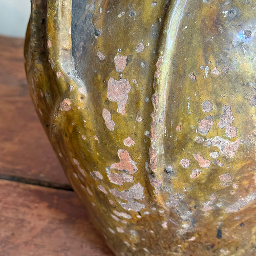18th-century French Ceramic Oil Vessel (#91)