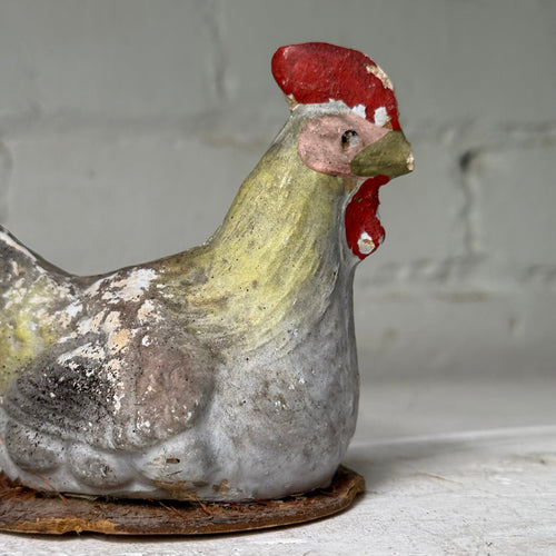 Vintage German Papier-Mâché Rooster Candy Container (#4)