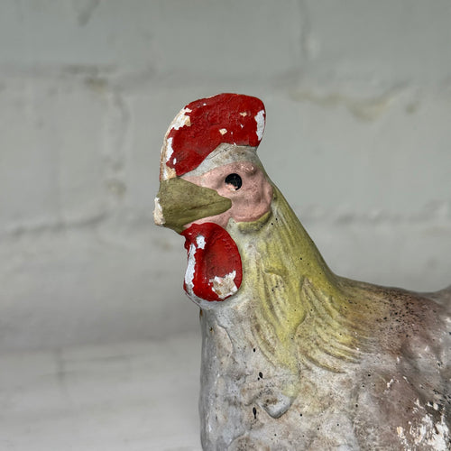 Vintage German Papier-Mâché Rooster Candy Container (#4)