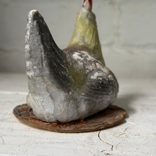 Vintage German Papier-Mâché Rooster Candy Container (#4)
