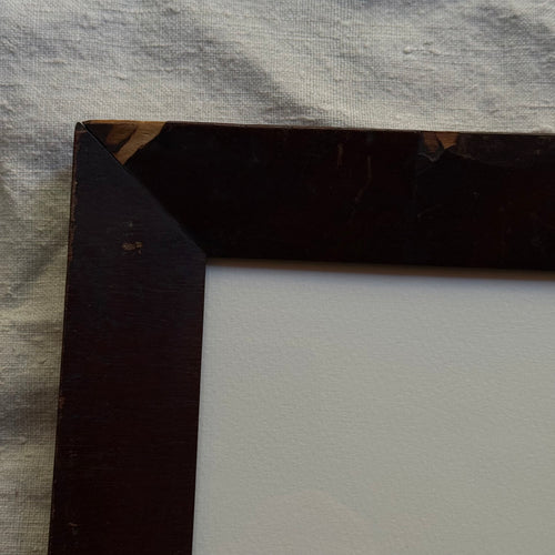 Pair of Hugo Guinness "Right & Left Facing Pigeon" Linocuts in Vintage Frames