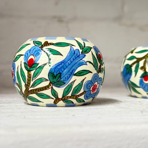 Kashmir Loom x Madeline Weinrib Papier-Mâché Napkin Rings