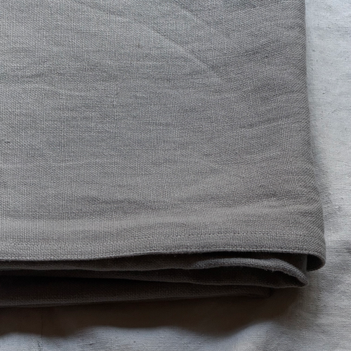 Libeco Hudson Linen King Bedcover in Fog