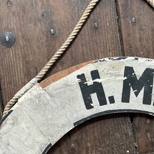 19th-century "HMS Pinafore" Life Preserver Stage Prop