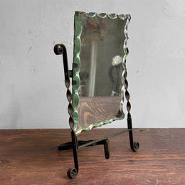 19th-century Small Shaving Mirror #4