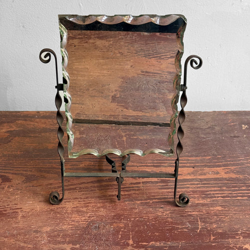 19th-century Small Shaving Mirror #4