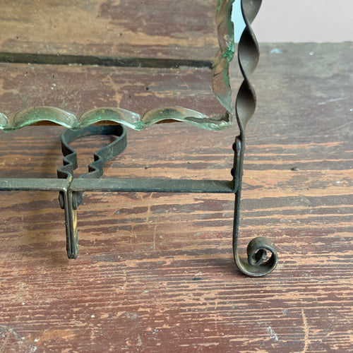 19th-century Small Shaving Mirror #4