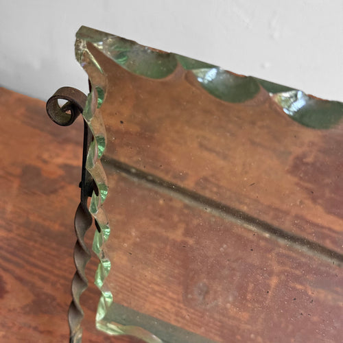 19th-century Small Shaving Mirror #4