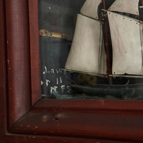 Early 20th-century American Ship Diorama