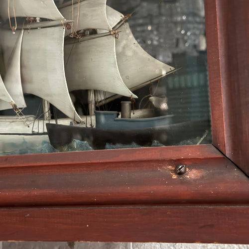 Early 20th-century American Ship Diorama