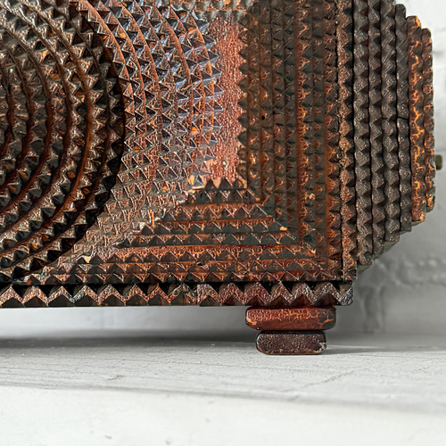 20th-century Tramp Art Box