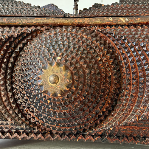 20th-century Tramp Art Box