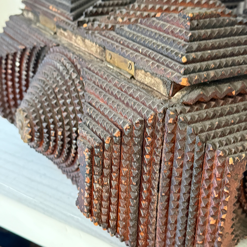 20th-century Tramp Art Box