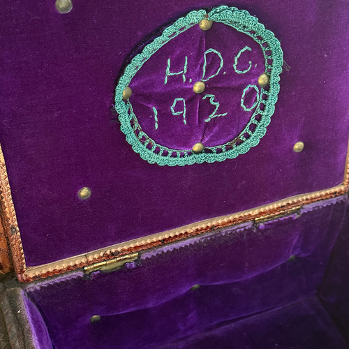 20th-century Tramp Art Box