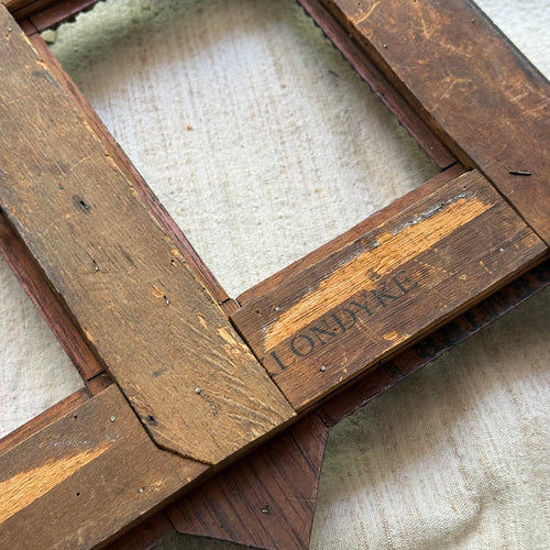 Early 20th-century Double Tramp Art Frame