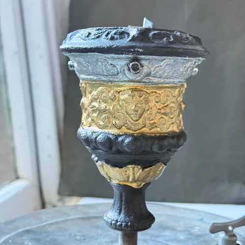 Antique German Rotating Musical Christmas Tree Stand