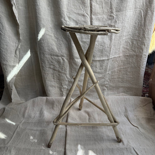 Early 20th-Century American Folk  Painted Twig Table