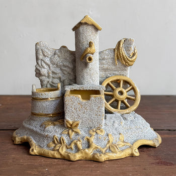 19th-century German Yelloware Smoking Stand (#4)