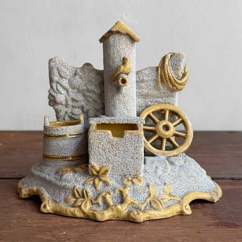 19th-century German Yelloware Smoking Stand (#4)