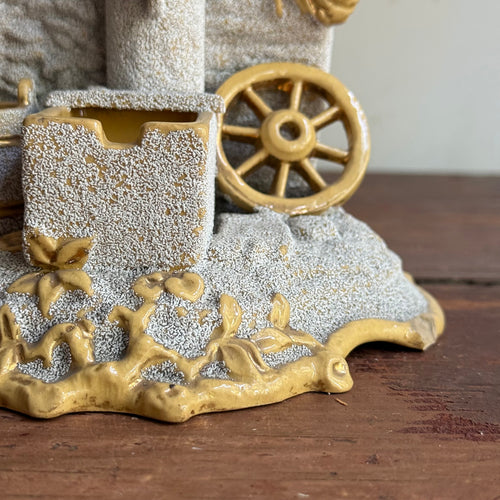 19th-century German Yelloware Smoking Stand (#4)