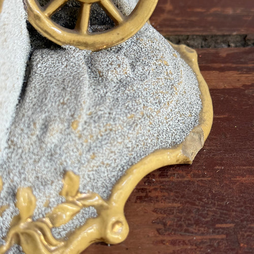 19th-century German Yelloware Smoking Stand (#4)