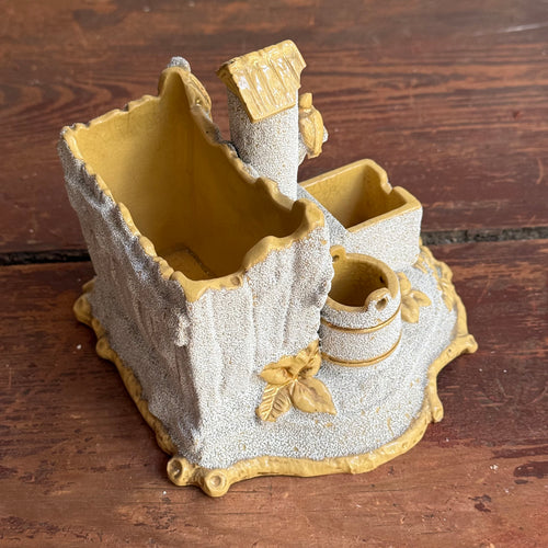 19th-century German Yelloware Smoking Stand (#4)