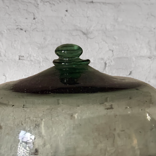 Large 19th-century French Glass Cloche de Melon (LG-04)