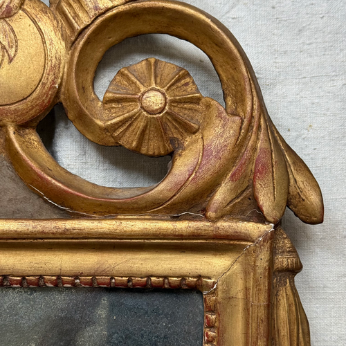 19th-century French Louis XVI Style Giltwood Mirror