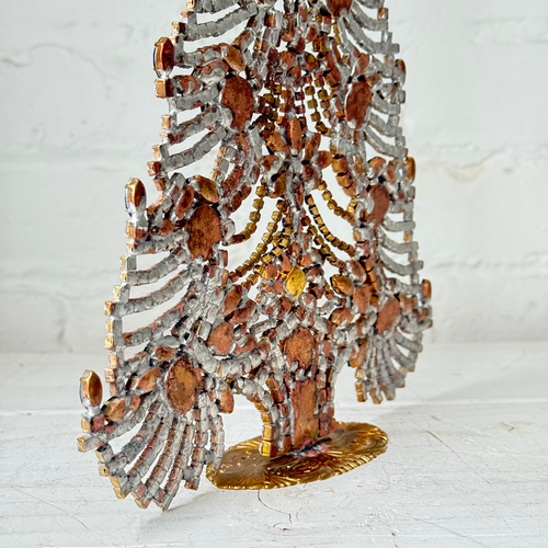 Large Crystal Jeweled Multicolor Tree