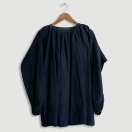 19th-century French Indigo Smock (#S-04)