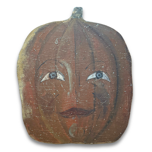 Vintage Painted Pumpkin #3