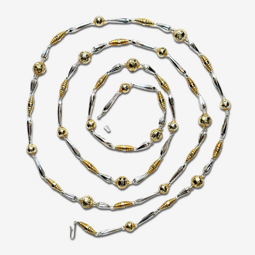 Gold & Silver Beaded Garland