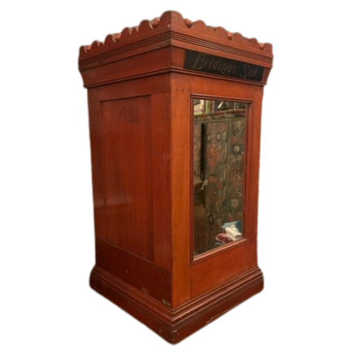 Early 20th-century Belding’s Silk Spool Thread Display Cabinet