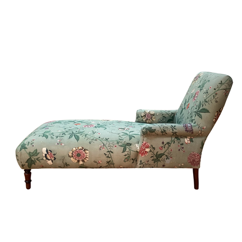 Custom Pond Chaise in Pierre Frey Le Paravent Chinois Fabric